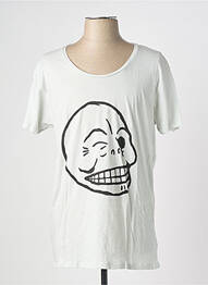 T-shirt coupe cintrée manches courtes gris clair CHEAP MONDAY homme