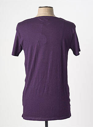 T-shirt coupe cintrée manches courtes violet CHEAP MONDAY homme