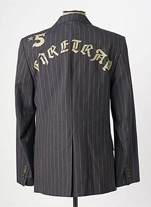 Blazer coupe cintrée gris FIRETRAP homme