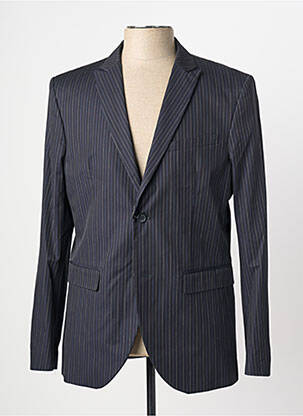 Blazer coupe cintrée bleu GUESS BY MARCIANO homme