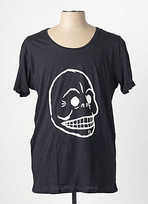 T-shirt coupe cintrée manches courtes noir CHEAP MONDAY homme