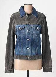 Veste casual poches bleu REPLAY femme