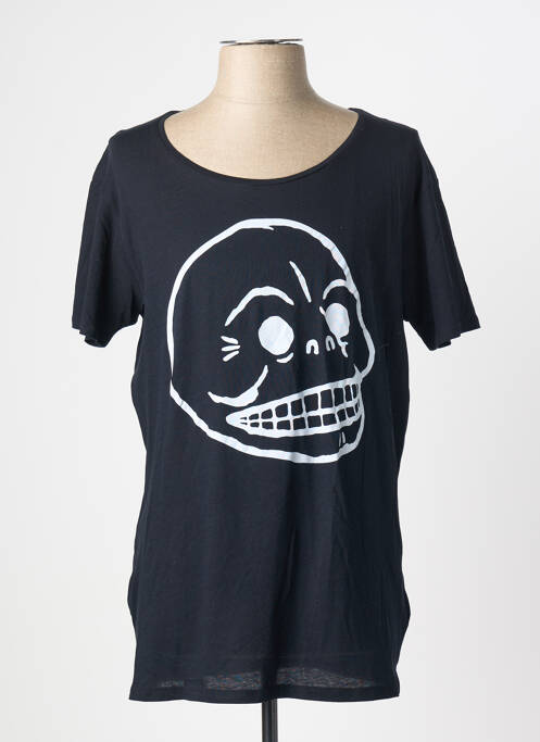 T-shirt coupe cintrée manches courtes noir CHEAP MONDAY homme