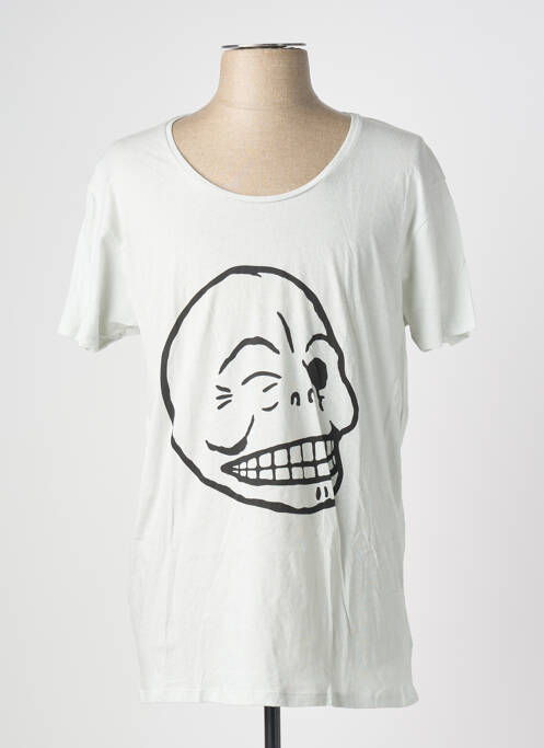 T-shirt coupe cintrée manches courtes gris clair CHEAP MONDAY homme