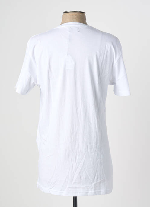T-shirt coupe cintrée manches courtes blanc CHEAP MONDAY homme