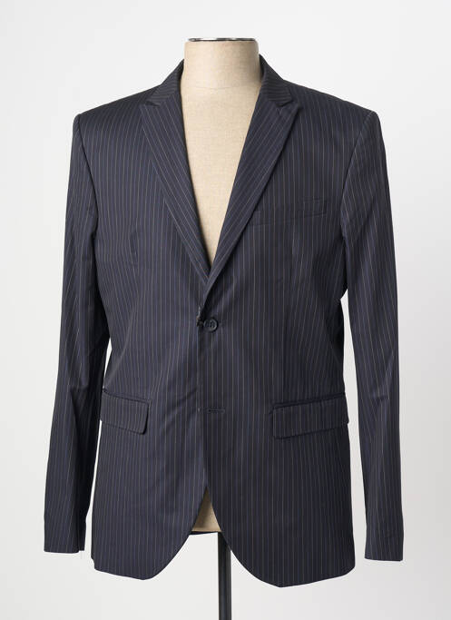 Blazer coupe cintrée bleu GUESS BY MARCIANO homme