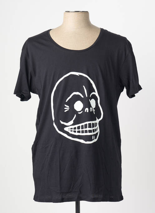 T-shirt coupe cintrée manches courtes noir CHEAP MONDAY homme