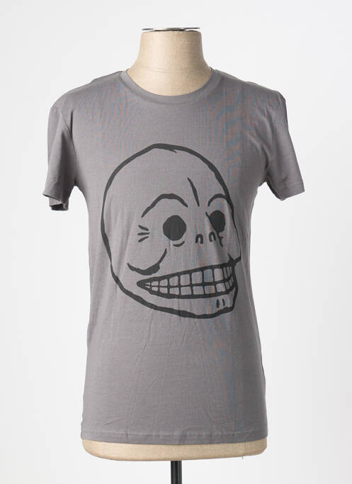 T-shirt gris CHEAP MONDAY homme