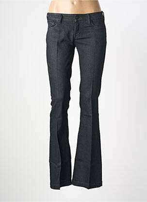 Jean coupe flare stretch taille basse noir MELTIN'POT femme