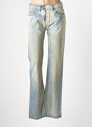 Jeans coupe droite stretch bleu DIESEL femme