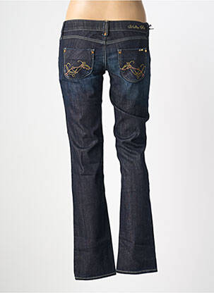 Jeans bootcut stretch taille basse bleu MELTIN'POT femme