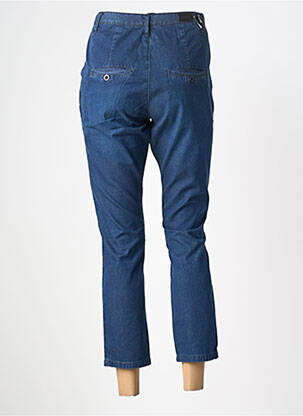 Pantalon 7/8 taille à pinces taille normale bleu CHEAP MONDAY femme