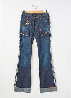 Jeans bootcut stretch taille basse bleu DIESEL femme