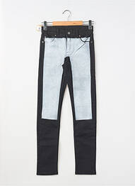 Jeans coupe slim stretch taille normale noir CHEAP MONDAY femme