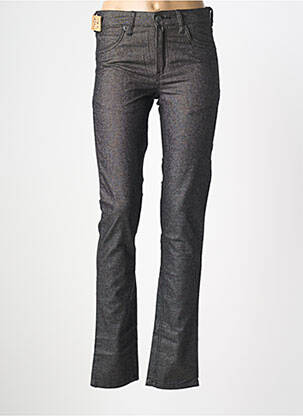 Jeans coupe slim argent CHEAP MONDAY femme