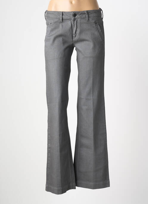 Jean coupe flare stretch taille basse gris MELTIN'POT femme