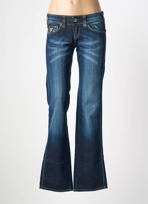 Jean coupe flare stretch taille basse bleu LOIS femme