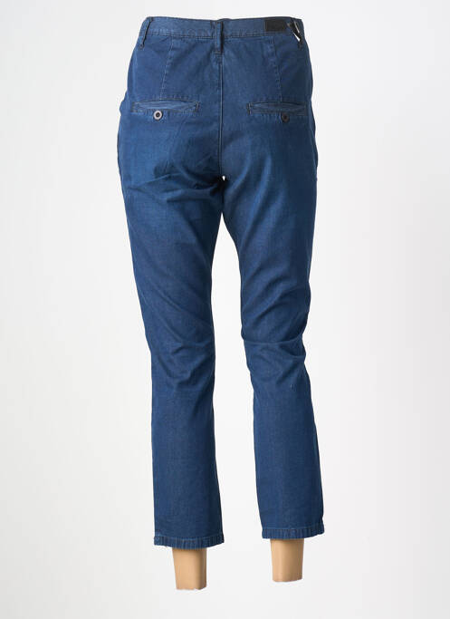 Pantalon 7/8 taille à pinces taille normale bleu CHEAP MONDAY femme