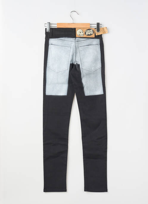 Jeans coupe slim stretch taille normale noir CHEAP MONDAY femme