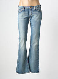 Jeans bootcut stretch taille basse bleu MELTIN'POT femme