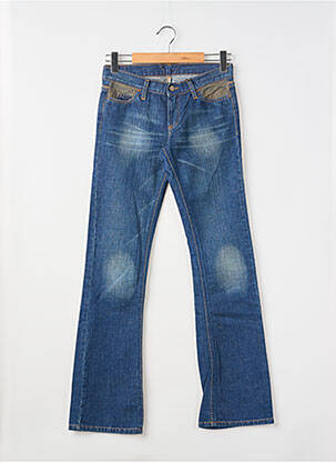 Jeans bootcut stretch taille basse bleu MELTIN'POT femme