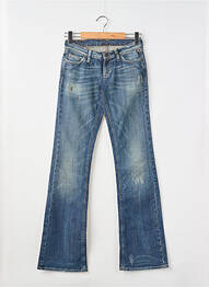 Jeans bootcut stretch taille basse bleu MELTIN'POT femme