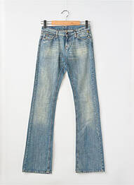 Jeans bootcut stretch taille basse bleu MELTIN'POT femme