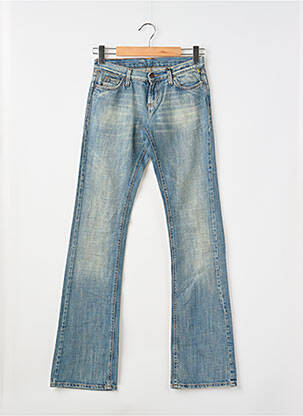 Jeans bootcut stretch taille basse bleu MELTIN'POT femme