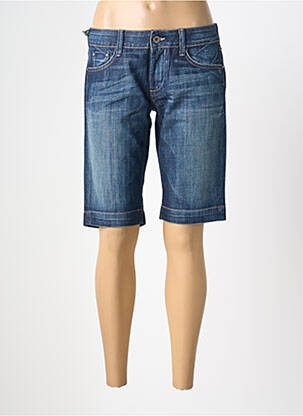 Bermuda slim taille basse bleu MELTIN'POT femme