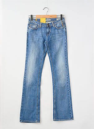Jeans bootcut stretch taille basse bleu MELTIN'POT femme