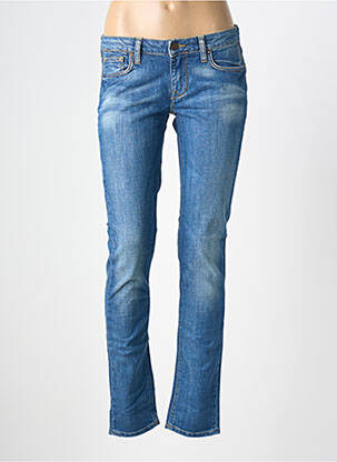 Jeans coupe slim taille basse taille basse bleu MELTIN'POT femme