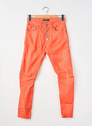 Jeans coupe slim stretch taille normale orange IMPERIAL femme