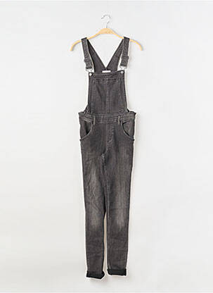 Salopette délavé fines bretelles gris CHEAP MONDAY femme