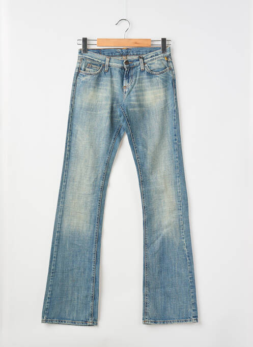 Jeans bootcut stretch taille basse bleu MELTIN'POT femme