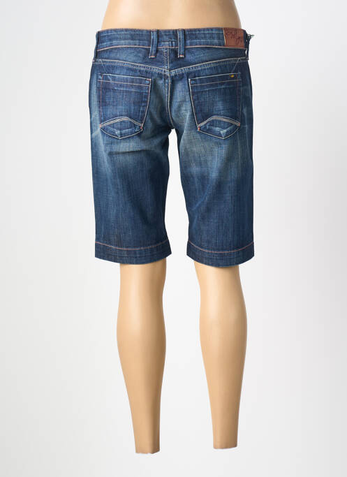 Bermuda slim taille basse bleu MELTIN'POT femme