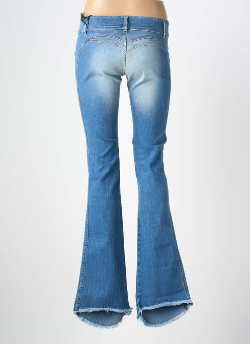 Jean coupe flare stretch taille basse bleu DIESEL femme