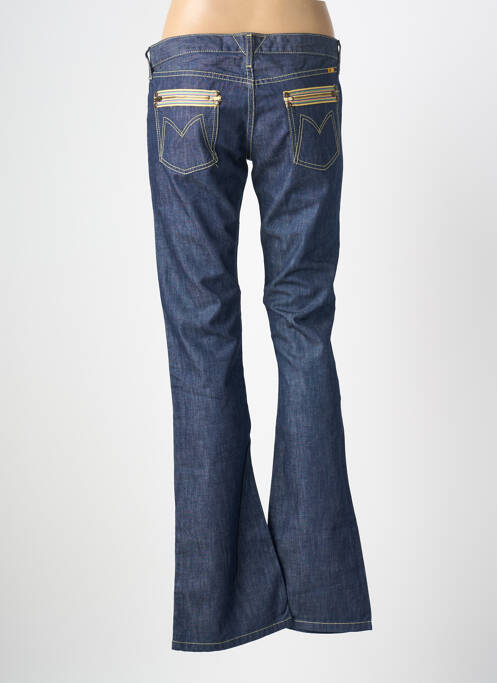 Jeans bootcut tissage brut taille basse bleu MELTIN'POT femme