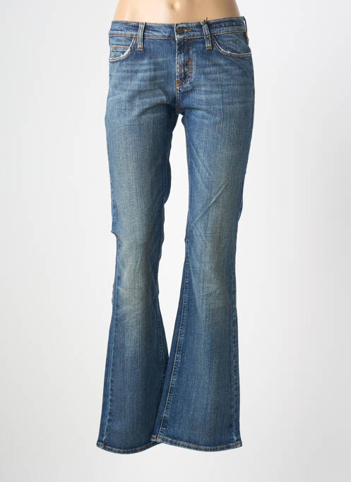 Jeans bootcut stretch taille basse bleu MELTIN'POT femme