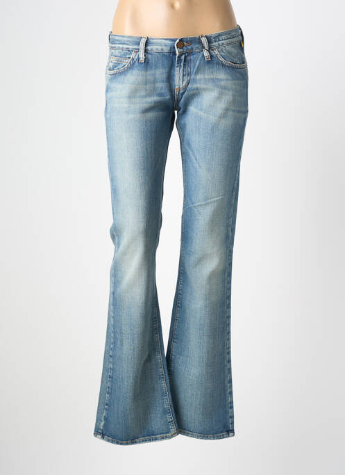 Jeans bootcut stretch taille basse bleu MELTIN'POT femme