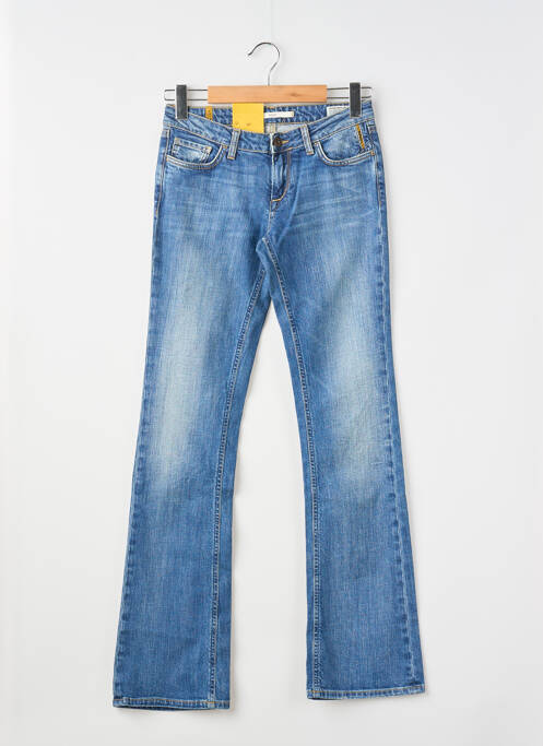 Jeans bootcut stretch taille basse bleu MELTIN'POT femme