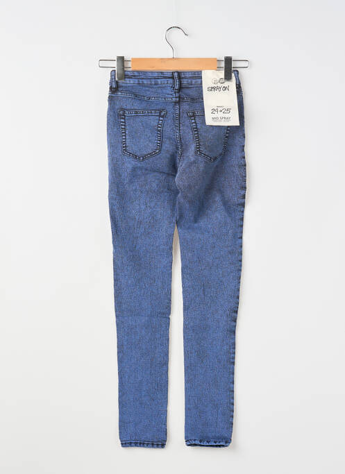 Jeans coupe slim stretch bleu CHEAP MONDAY femme