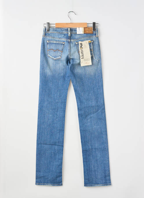 Jeans coupe slim taille basse taille basse bleu MELTIN'POT femme