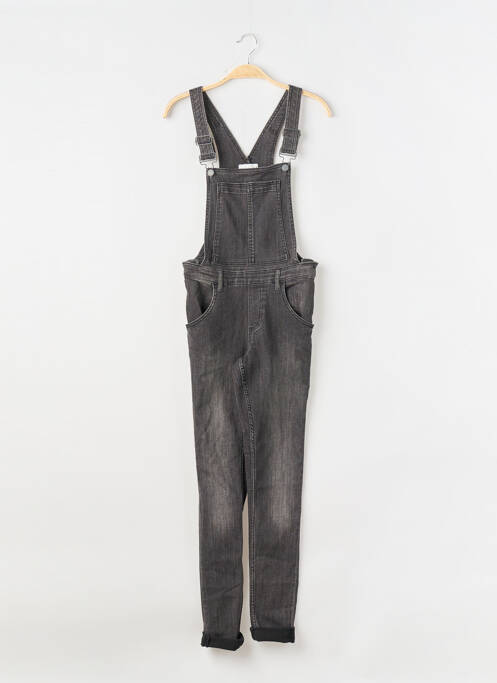 Salopette délavé fines bretelles gris CHEAP MONDAY femme