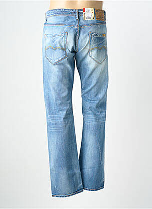Jeans coupe droite stretch taille basse bleu MELTIN'POT homme