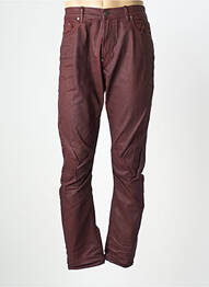 Jeans coupe slim stretch rouge IMPERIAL homme