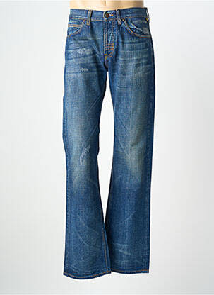 Jeans coupe droite fermeture boutonnée sur le devant taille normale bleu MELTIN'POT homme