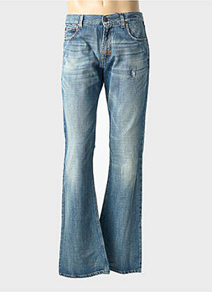 Jeans coupe droite stretch taille basse bleu MELTIN'POT homme