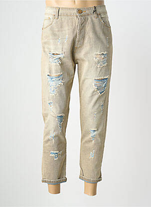 Jeans coupe droite fermeture boutonnée sur le devant taille normale gris clair XAGON MAN homme