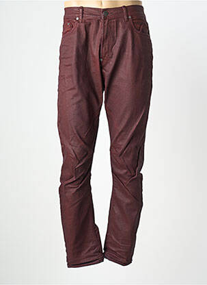 Jeans coupe slim stretch rouge IMPERIAL homme