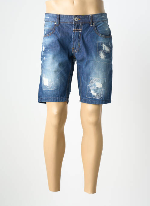 Bermuda tissage denim taille normale bleu XAGON MAN homme